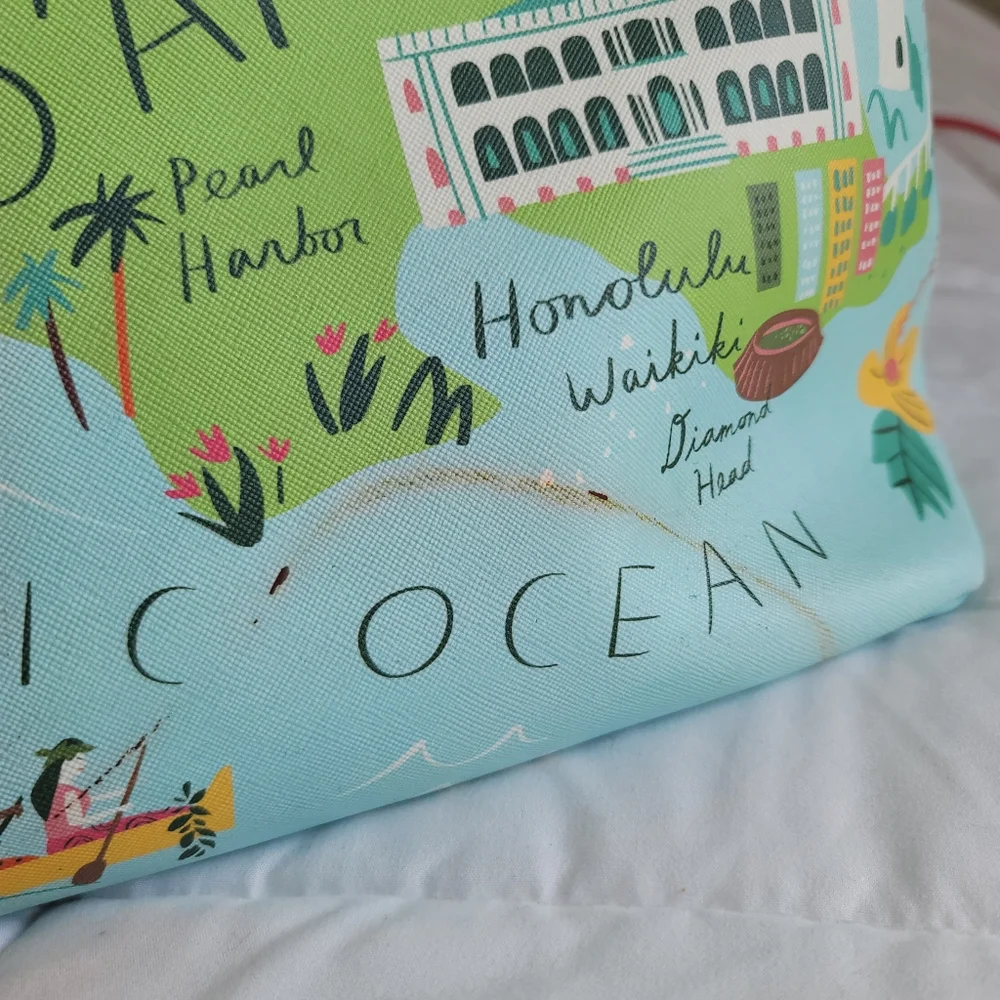 Spartina 449 Hawai'ian Islands Tote Paradise of the Pacific - Picture 10 of 14